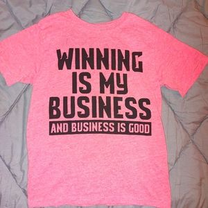 Boys graphic tee red, size 5-6